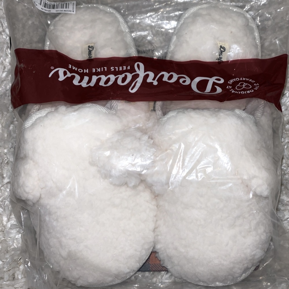 Slippers, in house and outside wear. Super soft!